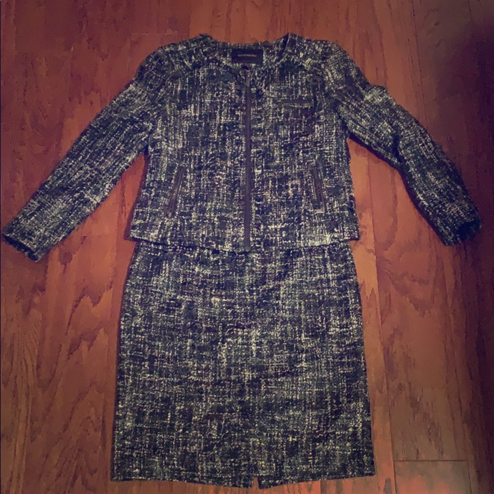Banana Republic tweed suit